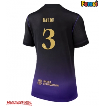 Barcelona Alejandro Balde #3 Tricou Fotbal Replică 2026-27 Femei Deplasare